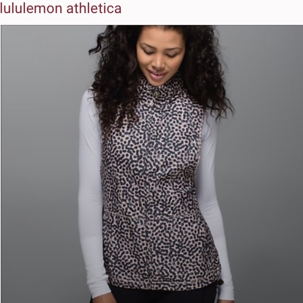 Lululemon pack it vest ace spot grain black